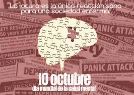 10 de Octubre da Mundial de la Salud Mental
